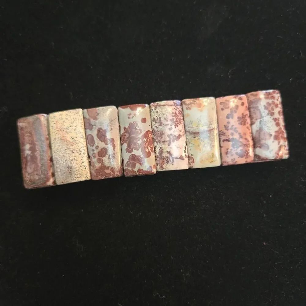 NEW Leopard Jasper Stretch Bracelet